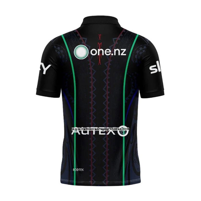 Camiseta Polo Nueva Zelandia Warriors Rugby 2024 Indigena